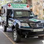 அமரர்களை ஏற்றும் வண்டி ஒன்று நன்கொடையாக பெறப்பட்டது