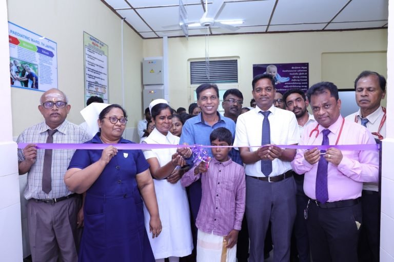 யாழ் போதனா வைத்தியசாலையில் குழந்தை மருத்துவ விடுதி திறப்பு ( Paediatric ward 39)